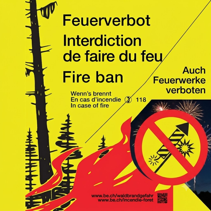 Auch Feuerwerke verboten